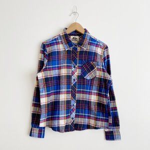Old Mill, NWOT, Ladies Flannel Shirt, Blue, Size Small